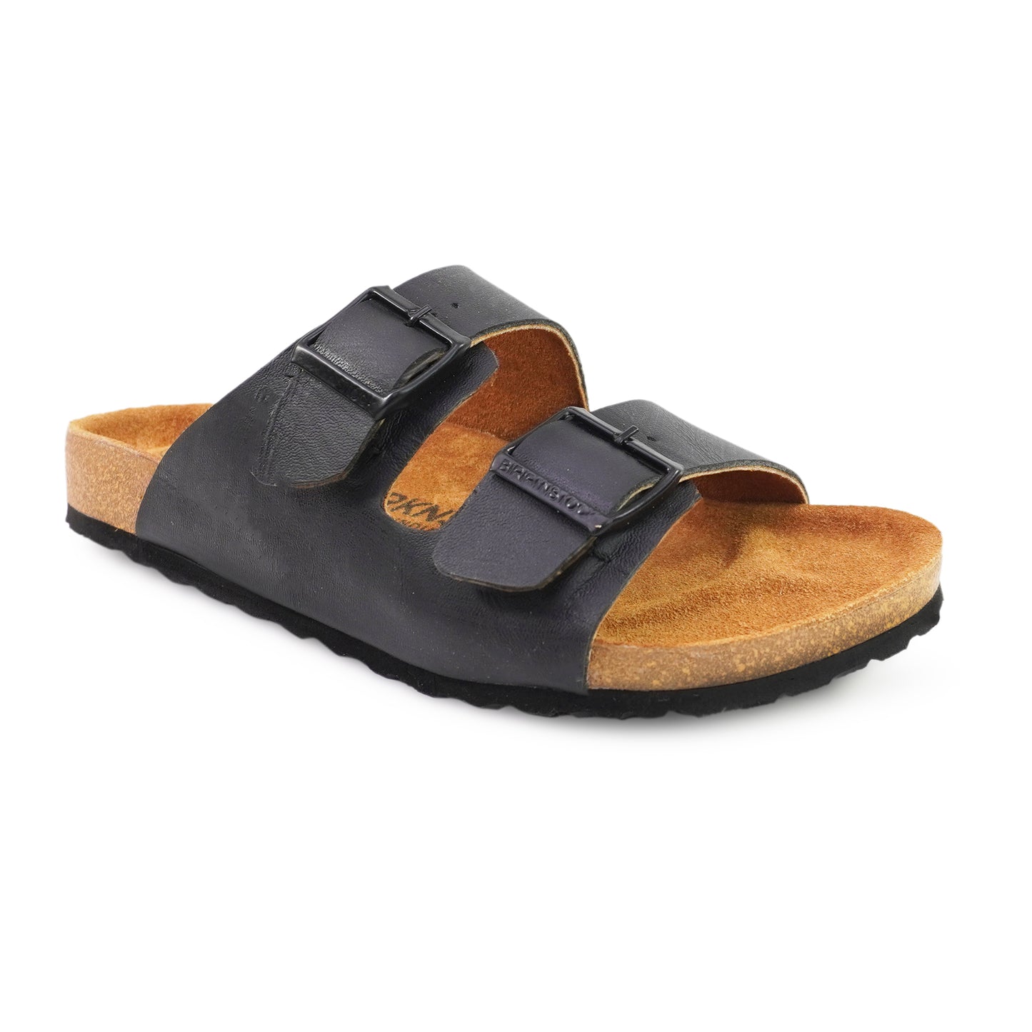 Birks Arizona Premium Leather Slides - Black👟