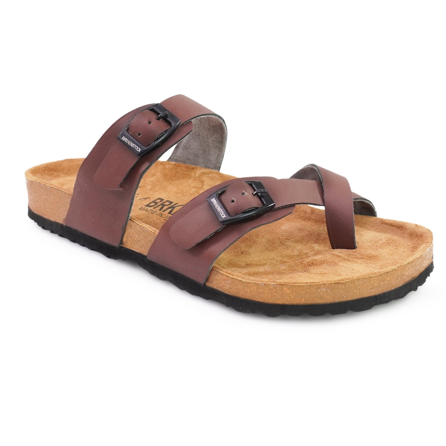 Birks Franca Leather Sandals - Brown