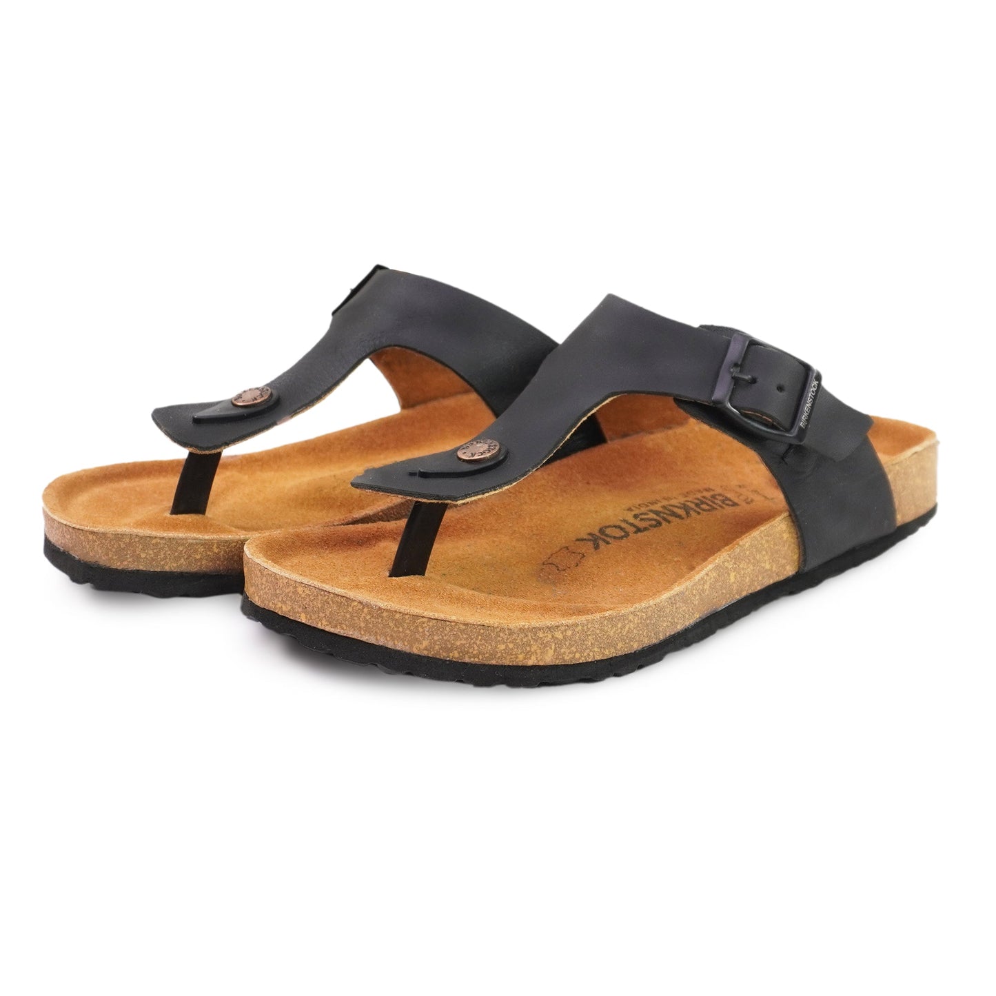 Birks Birko-Flor Gizeh Sandals - Black