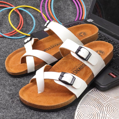 Birks Franca Leather Sandals - White
