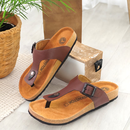 Birks Birko-Flor Gizeh Sandals - Brown
